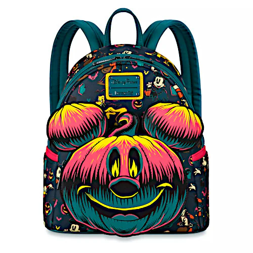 EXCLUSIVE DROP: Loungefly Halloween Mickey Mouse Pumpkin Glow Mini Backpack - 8/7/23