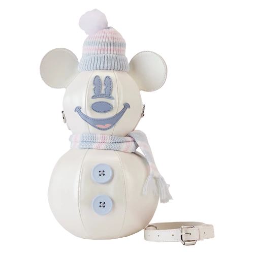 Stitch Shoppe By Loungefly Mickey Mouse Exclusive Snowman Figural Crossbody Bag
