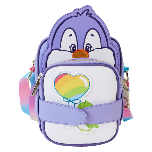 Loungefly Care Bear Cousins Cozy Heart Penguin Crossbuddies Crossbody Purse w/Coin Bag