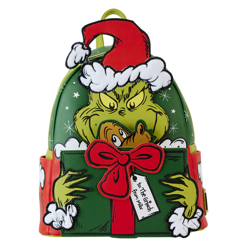 Loungefly Dr. Seuss' How the Grinch Stole Christmas Santa Cosplay Mini Backpack