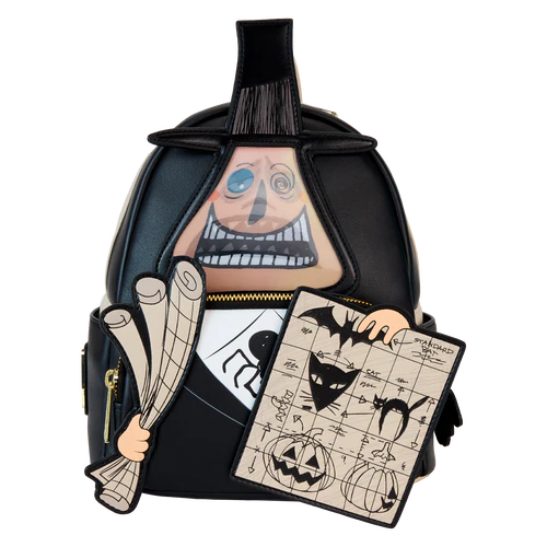 Loungefly Nightmare Before Christmas Mayor With Plans Cosplay Lenticular Mini Backpack
