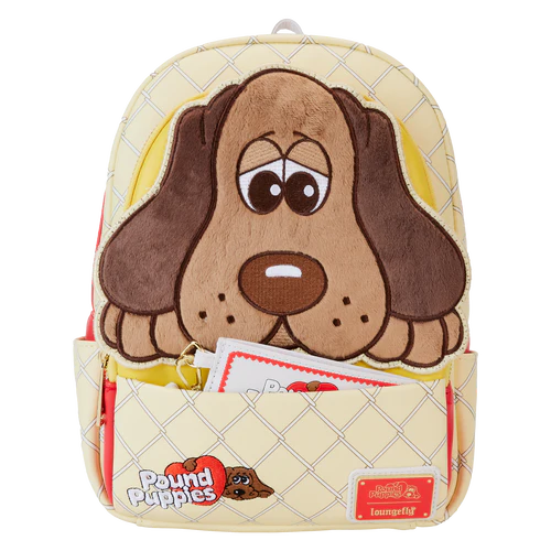Loungefly Pound Puppies 40th Anniversary Plush Mini Backpack With Card Holder