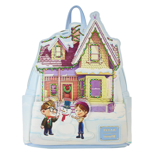 Loungefly Up House Holiday Light Up Mini Backpack